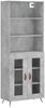 vidaXL Highboard Betongrau 69,5x34x180 cm Holzwerkstoff 3189289 Bild 2