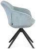 B&D home Polsterstuhl ARVIT (1 St), modern, drehbares Metallgestell, Cord, mit Armlehnen Bild 2