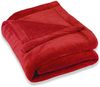 CelinaTex Flauschige Kuscheldecke 150x200 cm rot Decke Sofa warm Wohndecke weich Mikrofaser Fleece Oeko-TEX Montreal Bild 5