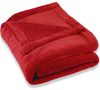 CelinaTex Flauschige Kuscheldecke 150x200 cm rot Decke Sofa warm Wohndecke weich Mikrofaser Fleece Oeko-TEX Montreal Bild 4