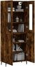vidaXL Highboard Räuchereiche 69,5x34x180 cm Holzwerkstoff 3198230 Bild 3