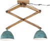 vidaXL Deckenleuchte 25 W Blau 29x18x85 cm E27 371933 Bild 3