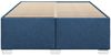 Bettgestell ohne Matratze, ohne Kopfteil, Stoff, Blau, 160x200 cm Bild 4