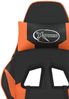 vidaXL Gaming-Stuhl Schwarz und Orange Kunstleder 3143693 Bild 4