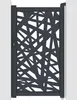 Vente-unique - NATAFO Side gate Metall Grau - B 4,6 cm x H 176 cm x L 103 cm Bild 2