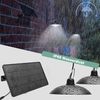 Rosnek Außen-Deckenleuchte 1/2/3/4 Kopf, Solar-Pendelleuchten, für Shop Hof Garage Veranda, 1 Solarmodul mit 4 Lampen, IP65 wasserdicht Solarlampen für Außen Innen Bild 4