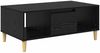 vidaXL Couchtisch Schwarz Eichen-Optik 90 x 50 x 26,5 cm Holzwerkstoff 881167 Bild 2