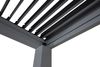 Mendler 'HWC-L46' Pergola, Regenrinne sturmfest, Aluminium anthrazit, 3x4 m Bild 5