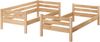 Erst-Holz® Etagenbett inkl. Federholzrahmen, Massivholz Buche, 100x200 cm Bild 5