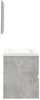 vidaXL Waschbeckenunterschrank mit Waschbecken und Spiegel Betongrau 3114174 Bild 5