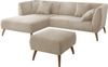 INOSIGN Ecksofa Colori Polstermöbel mit zeitlos eleganter Rückenführung. L-Form, Holzfußfarbe wählbar, inkl. 4x Zierkissen Bild 4