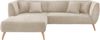 INOSIGN Ecksofa Colori Polstermöbel mit zeitlos eleganter Rückenführung. L-Form, Holzfußfarbe wählbar, inkl. 4x Zierkissen Bild 2