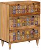 vidaXL Sideboard 2 pcs Natur 60 x 33 x 75 cm Massivholz Mango 3310094 Bild 3