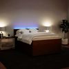 vidaXL Boxspringbett mit Matratze Rosa 140x200 cm Samt 3290057 Bild 4
