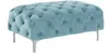 Vente-unique - EDWINA Pouf SamtStoff Blau - B 62 cm x H 44 cm x L 103 cm Bild 2