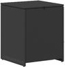 vidaXL Sofa Set 7 pcs Schwarz und Blau Polyrattan und Stahl 3448756 Bild 4