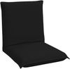 vidaXL Verstellbarer Fußsessel Schwarz Stoff 42028106 Bild 2