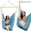 Hängesessel Relaxsessel 190x140cm bis 150kg in Pazifik Blau Bild 2