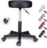Zedelmaier Hocker Drehhocker Bürohocker Barhocker Arbeitshocker Polsterung, 44-58cm Höhenverstellbarer, 360°drehbar mit 5 Rollen Bild 2