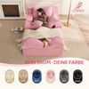 LITBIRD Chaiselongue 160 cm Loungesofa, Boneless Bodensofa & Schlafsofa mit Schlaffunktion, 1 Teile, Platzsparendes Cloud Sofa mit Armlehnen für Wohnzimmer Bild 3