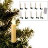 LED Weihnachtsbaumkerzen 10er-Set Christbaumkerzen kabellos Baumbeleuchtung Bild 1