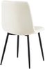 Esszimmerstuhl FANOR - Stoff Creme 45x55x84 cm | Essstühle Esszimmerstühle Küchenstühle Wohnzimmerstühle Bild 2