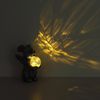 LED Solarleuchte, Drache mit Glaskugel, grau, H 27,5 cm Bild 5