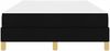 vidaXL Boxspringbett mit Matratze Schwarz 120 x 190 cm Stoff 3398551 Bild 5