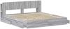vidaXL Bettgestell mit Stauraum Grau Sonoma 180 x 200 cm Holzwerkstoff 3433601 Bild 4