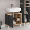Waschbeckenunterschrank Senyo Anthrazit 60 x 54 cm Vicco Bild 5