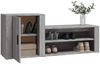 vidaXL Schuhschrank Grau Sonoma 130x35x54 cm Holzwerkstoff 816750 Bild 4
