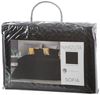 Tagesdecke Velours Samtdecke Gesteppt Steppdecke Klassische Decke SOFIA schwarz 70x160 cm schwarz Bild 4
