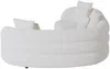 Vente-unique - LAPIOTA Sofa Stoff Weiß - B 200 cm x H 73 cm x L 290 cm Bild 4