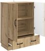 vidaXL Sideboard Artisan-Eiche 66 x 34,5 x 92 cm Holzwerkstoff 895364 Bild 2