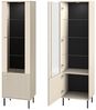 Lomadox Wohnzimmer-Set SALOU-131, (Mega-Spar-Set, 2-St, Vitrine Sideboard), in Kaschmir matt mit Rilenfront, modern, Knopfgriffe Bild 4