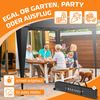 KESSER® Pavillon 3x3m | wasserdicht | inkl. Tragetasche mit Rollen| Pop-Up Klicksystem | UV-Schutz 50+ | Faltpavillon | Gartenzelt | Partyzelt | Metall-Verstrebungen Schwarz / Schwarz Bild 5