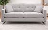 Sofa Alanto in hellgrau 2,5-Sitzer 203 cm Bild 2