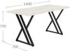 Shefa Line Esstisch New York 140 - Craft Eiche / Weiß - Modern - 140 cm Bild 3