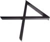 Dieda Tischbein X-Form schwarz Maße: 71,0 x 70,0 x 10,0 cm Bild 2