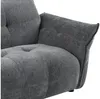 Vente-unique - NAPIZO Sofa Stoff Grau - B 89 cm x H 79 cm x L 170 cm Bild 4