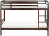 Hochbett REGAT 90 x 200 cm Holz Dunkler Holzfarbton Bild 4