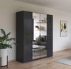 rauch Drehtürenschrank Kleiderschrank Schrank Garderobe Wäscheschrank TICAO mit 2 Schubladen die in der Höhe variabel positioniert werden können MADE IN GERMANY Bild 2
