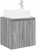 vidaXL Badezimmerschrank-Set 4 pcs Grau Sonoma Holzwerkstoff 3406420 Bild 5