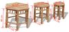 vidaXL Gartenhocker 3 Stk. Bambus 41495 Bild 5