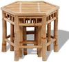 vidaXL Gartenhocker 3 Stk. Bambus 41495 Bild 2
