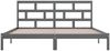 vidaXL Massivholzbett Grau Kiefer 200x200 cm [3101240] Bild 5