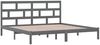 vidaXL Massivholzbett Grau Kiefer 200x200 cm [3101240] Bild 4