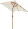 Sekey Sonnenschirm 200 x 150 cm Holzoptik Balkonschirm Rechteckig Wasserdicht, Knickbar, LxB: 200x150 cm, Sonnenschirm für Balkon Knickbar, Wasserdicht, UPF 50+ Bild 4