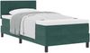 vidaXL Boxspringbett mit Kopfteil Dunkelgrün 100 x 200 cm Samt 3339155 Bild 2