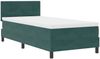vidaXL Boxspringbett mit Kopfteil Dunkelgrün 100 x 200 cm Samt 3339155 Bild 4